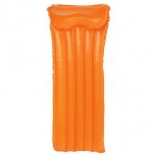 Bóia de piscina, colchão inflável - laranja - 183 x 76 cm - 