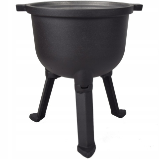 Campfire cast iron Dutch oven with legs - Made in Poland - SPIRIT OF THE BIALOWIEZA PRIMEVAL FOREST - 4L