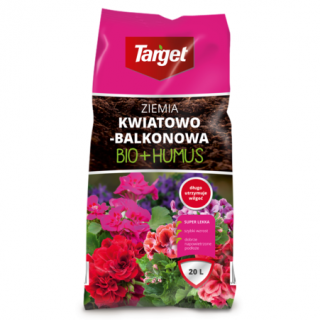 Target flower and balcony soil with bio-humus - 20 litres