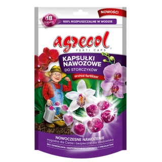 Orhideede väetiskapslid - mugav ja tõhus - Agrecol - 18 tk - 