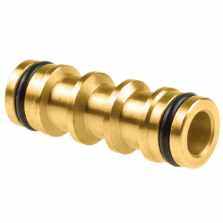 2-way brass hose connector BRASS - 1/2" - 3/4" - CELLFAST