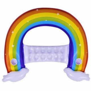 Opblaasbare zwemband - Rainbow - 148 x 99 cm - 