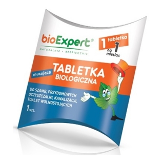 Cesspit and sewerage bio tabs - BioExpert - 1 pc