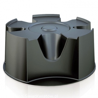 Regenwasserfassbehälter mit Fassständer, Wasserhahn, Wassersammler und Wasseraufbereitungsmittel - Woodcan - 265 l - schwarz