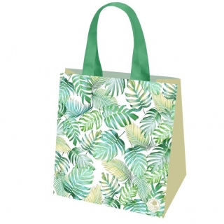 Tote bag for groceries - Boho Chick Leaves - 34 x 34 x 22 cm