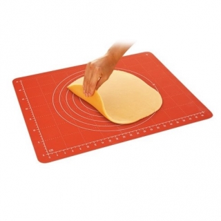 Pastry board mat with a clip - DELÍCIA Silicon PRIME - 50 x 40 cm