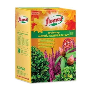 Fertilizante de otoño para todo uso - crecimiento más rápido en primavera - Florovit - 1 kg - 