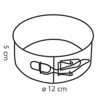 Posuda s opružnim oblikom - DELÍCIA - ø 12 cm - 