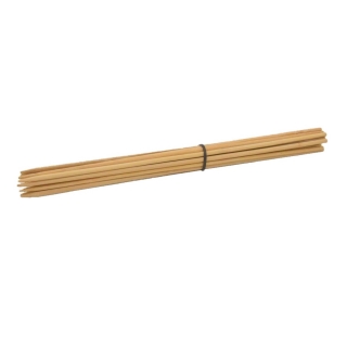 Leštěné 20 cm bambusové tyčinky / tyče - 20 kusů - 