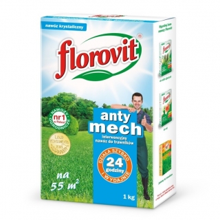 Notdünger für moosbefallene Rasenflächen - Florovit - 1 kg - 