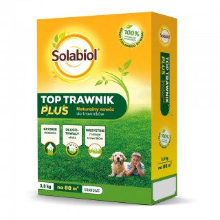 Top Lawn Plus (Top Trawnik Plus) - snabb och långvarig effekt på varje gräsmatta - Solabiol - 3,5 kg - 