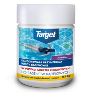Multichlor - algae stop and swimming pool water disinfection tabs - Target - 0.4 kg