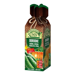„Lahodné okurky, cukety, dřeně a tykev“ - hnojivo - Sumin® - 100 g - 