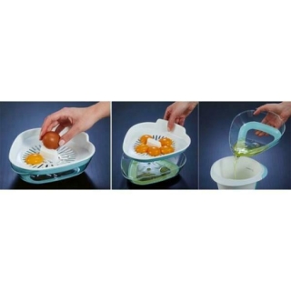 Ægseparator - 0,35 liter - celadongrøn - 