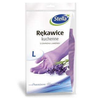 Lavender-scented kitchen gloves - size L