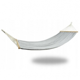 Single hammock with wooden spreader bars - 200 x 100 cm