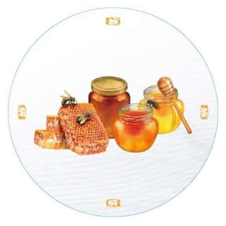 Coperchi per vasetti twist-off (6 alette) - vasetti per miele - ø¸ 82 mm - 