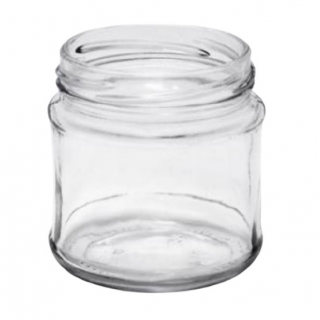 Vridbara burkar av glas, murarburkar - ø 66 - 200 ml - 12 st - 