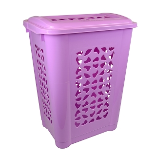 60-litre lilac Per laundry basket