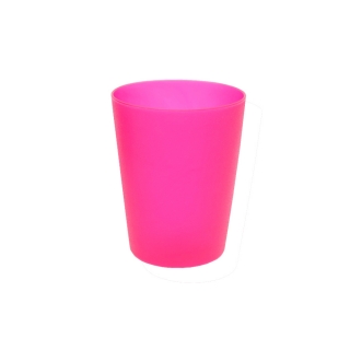 Plastic cup 0.25 l - fresh pink