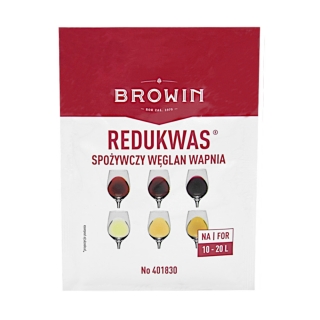Redukwas - ätbart kalciumkarbonat - minskar surhetsgraden av måste (vin) - 15 g - 