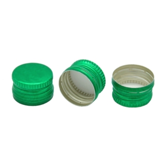 보드카, 리큐어 보틀 및 힙 플라스크 용 사전 스레드 캡슐-녹색-100 개 - 