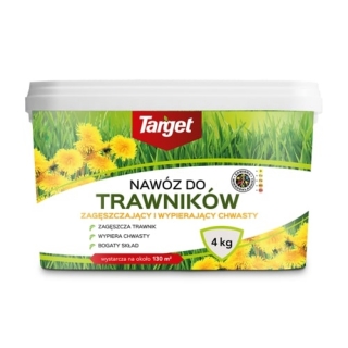 Lawn thickening and weed eliminating fertilizer - Target - 4 kg