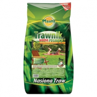 Slow growing lawn - lawn seed mix for less frequently mown lawns - Planta - 5 kg