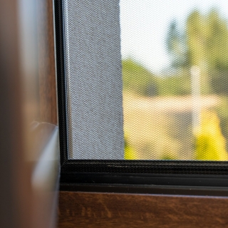 Zanzariera nera - protezione contro gli insetti delle finestre - 1,3 x 1,5 m - 