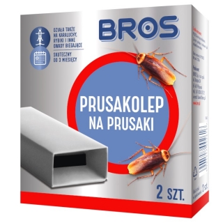 Prusakolep® - trampa para cucarachas y peces plateados - también funciona con otros insectos - Bros - 2 piezas - 