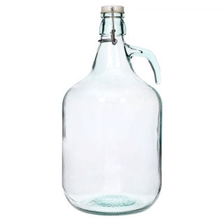 Dama Ballon, Korbflasche mit Klappschloss - 5 Liter - 