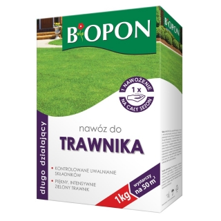 Langwirksamer Rasendünger - Biopon - 1 kg - 