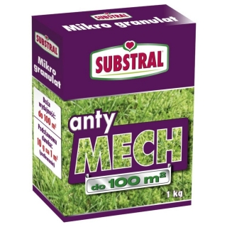 Anty-Mech (Anti-Moss) - mikrogranuler för gräsmattagödsel - Substral® - 1 kg - 