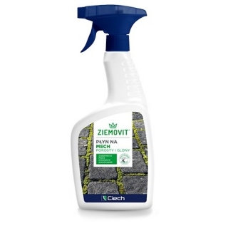 Moss, algae and lichen cleaning agent for pavements, walls, terraces and tombstones - Ziemovit - 500 ml