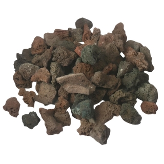 Pedra de lava - para distribuição uniforme de calor durante o churrasco - 3 kg - 