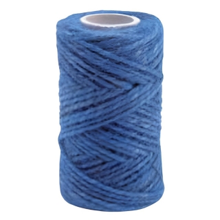 Blauwe jute touw - 30 g / 15 m - 