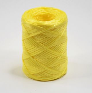Geltonos spalvos polipropileno sodo virvės - 300 m - 300 g - 
