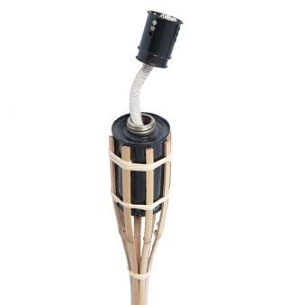 Bamboo wind-resistant torch - 35 cm