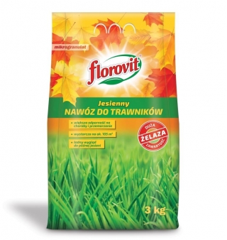 Jesenné trávnikové hnojivo - Florovit - 3 kg - 