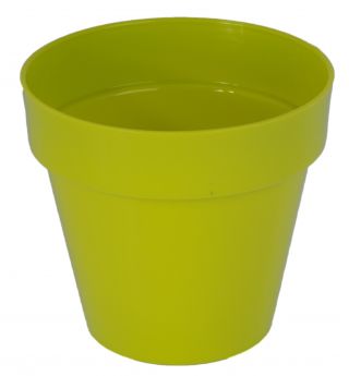 "Ibiza" round pot casing - 12 cm - pistachio-green