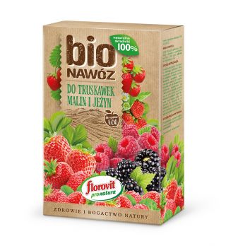 Fertilizzante BIO Fragola, Lampone e Mora per colture biologiche - Florovit® - 800 g - 