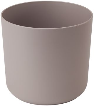 "Aruba" round pot casing - 20 cm - grey-beige