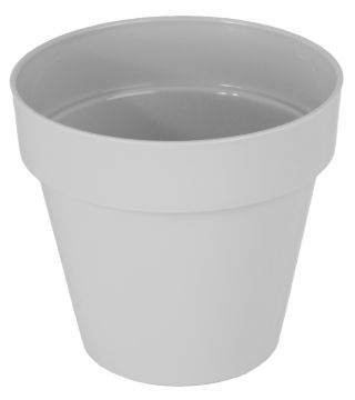 "Ibiza" round pot casing - 14 cm - white