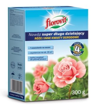 Eriti pika toimeajaga väetis - roosid ja muud aialilled - Florovit® - 300 g - 
