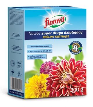 Engrais extra longue action - pour plantes à fleurs - Florovit® - 300 g - 