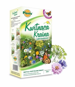 Land of Blooms - Metulji in koristni insekti - izbor cvetov, ki privabljajo z nektarjem in cvetnim prahom - 200 g -  - semena