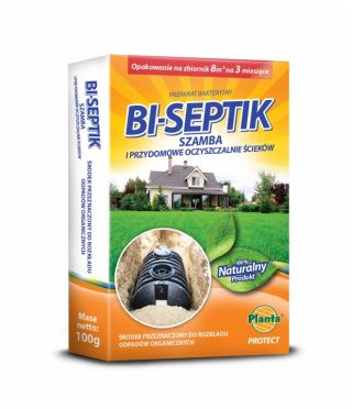 Bi-Septik cesspool och reningsverk för hushållsreningsverk - 100 g - 