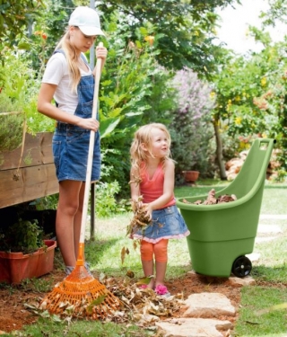 Garden wheelbarrow EASY GO BREEZE - 50 l - green