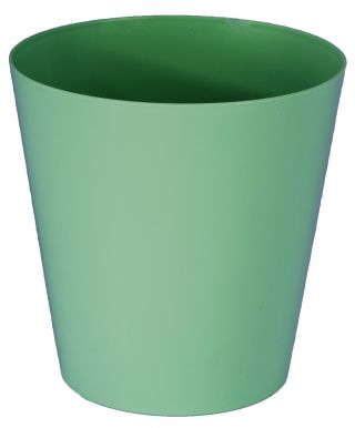 "Vulcano" round pot casing - 19 cm - mint-green