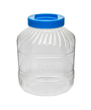 Plastic jar - ideal for storing dry goods - 8-litre
